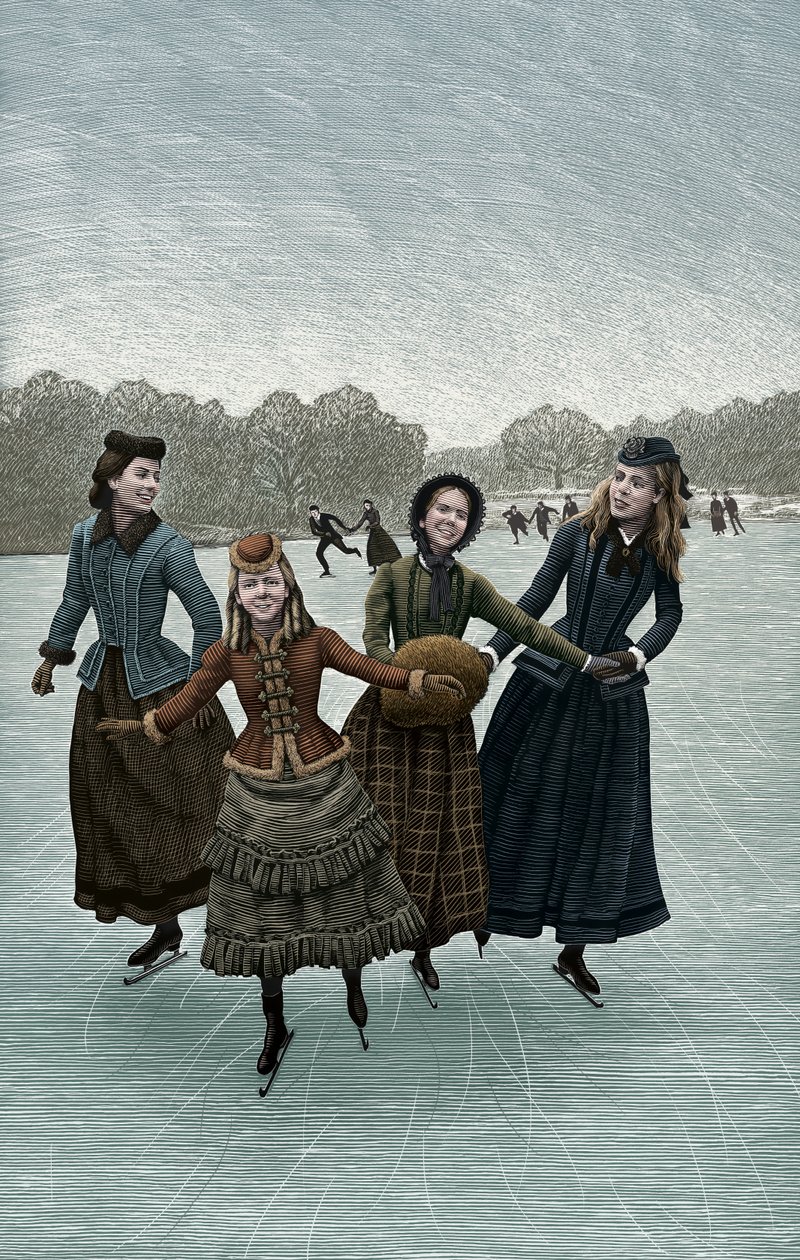 Little Women, 2004 (planche à gratter, colorisée numériquement) - Scott McKowen