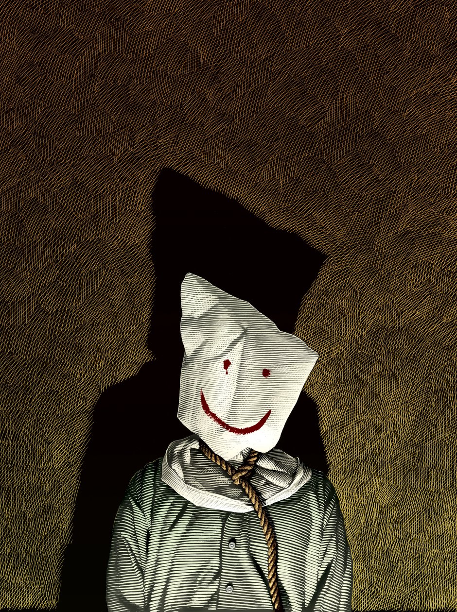The Pillowman, 2007 (scratchboard, colorisé numériquement) - Scott McKowen