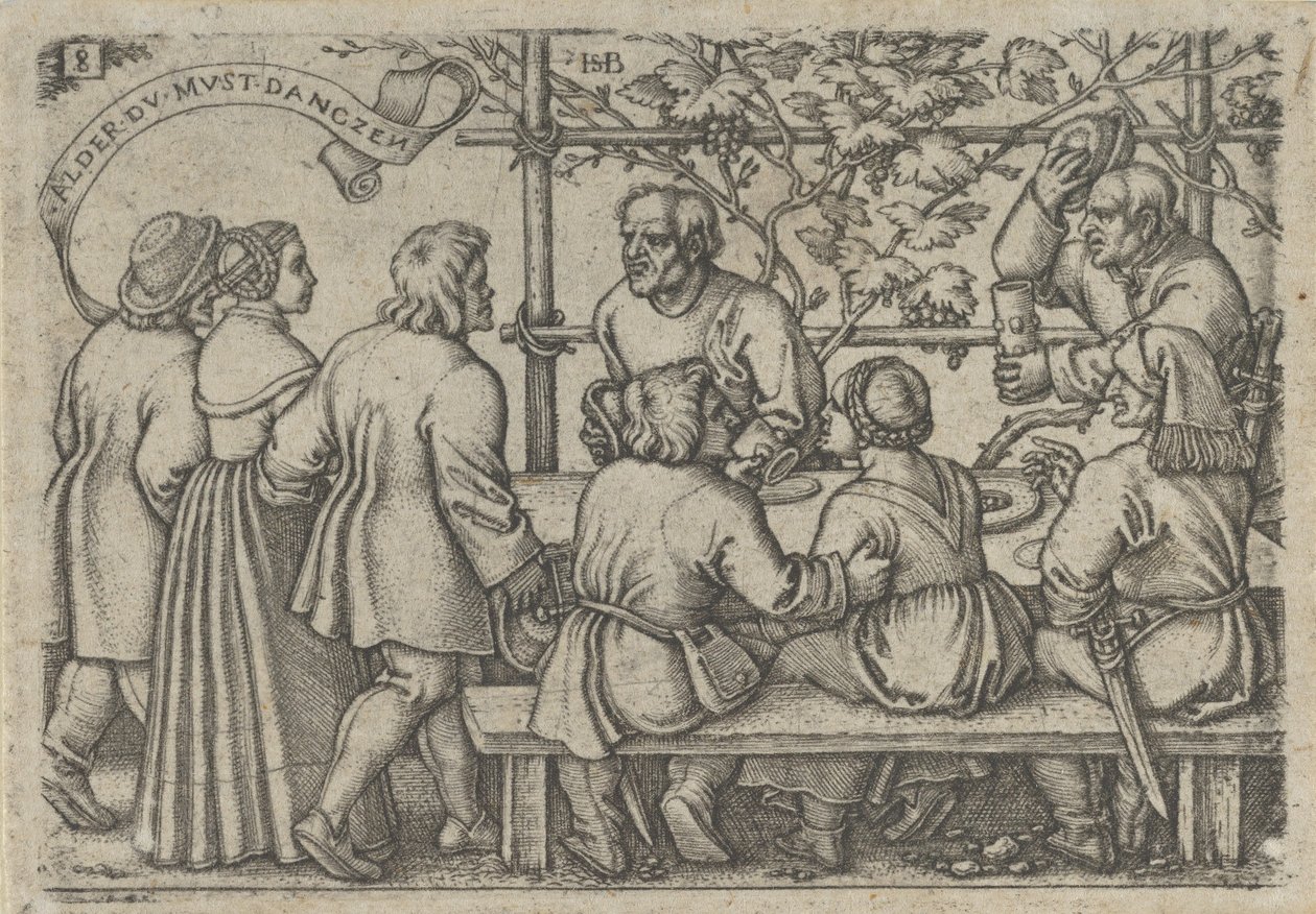 Fête des paysans, de La Fête des paysans ou les Douze Mois - Sebald Beham