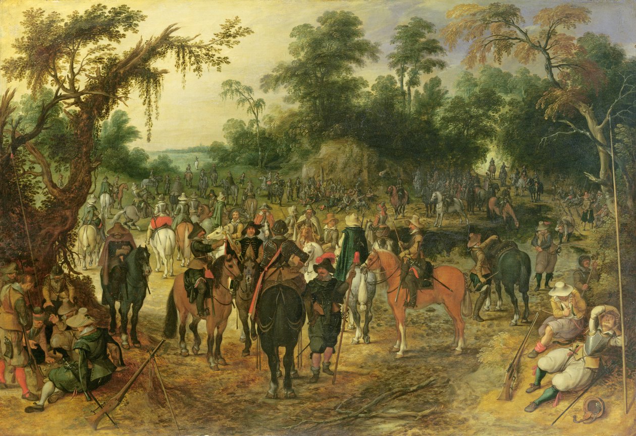 Scène de camp - Sebastian Vrancx