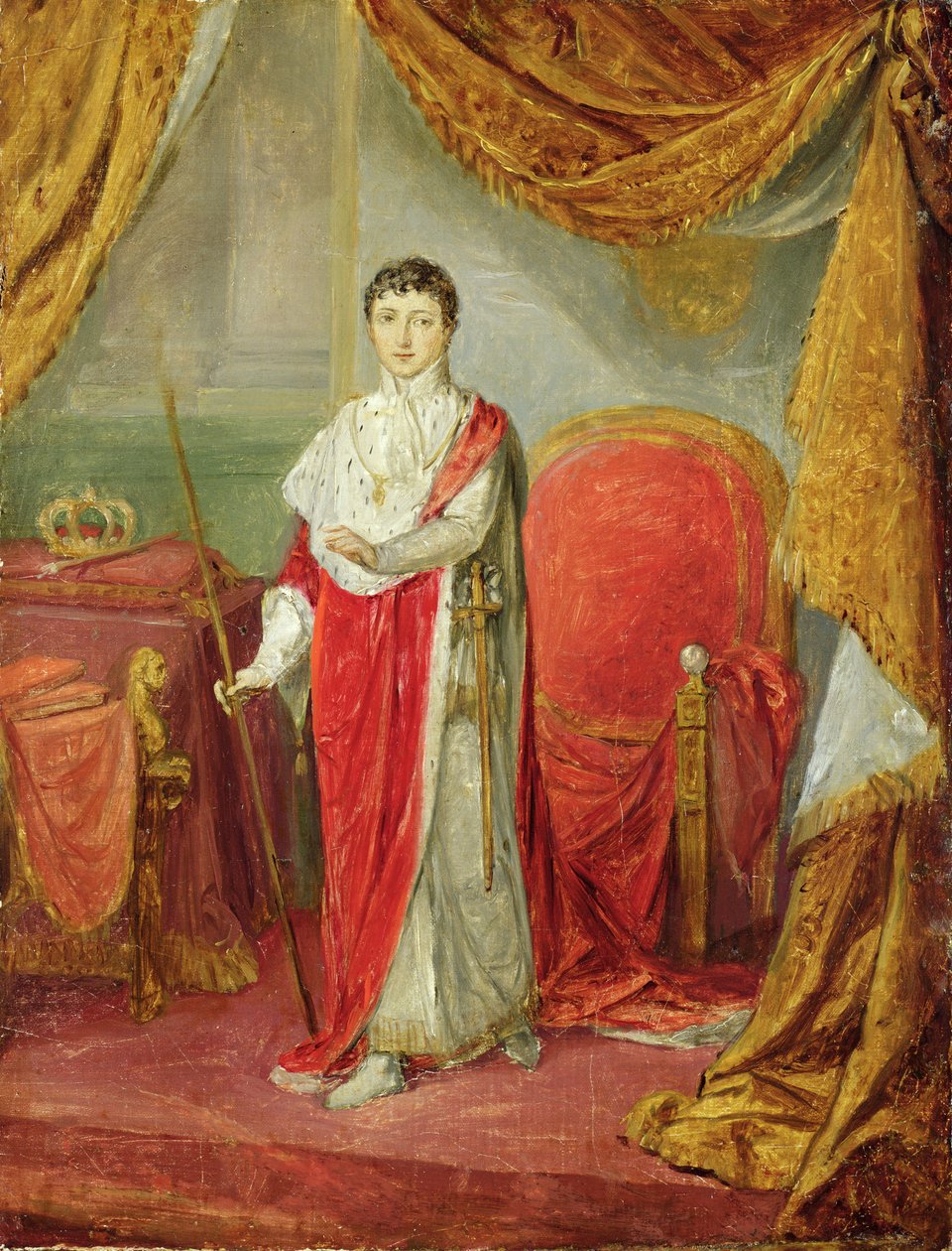 Portrait du Roi Jérôme en habits royaux - Sebastian Weygandt