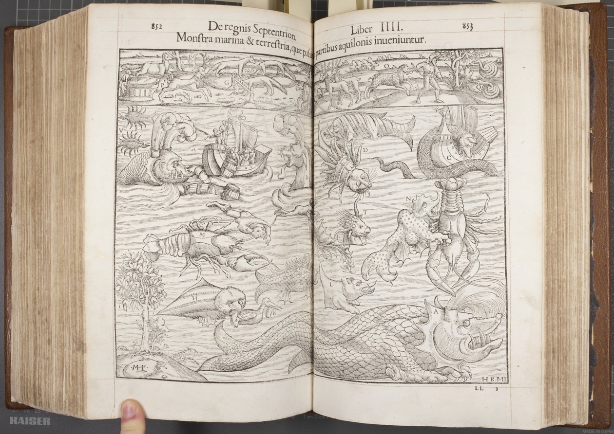 Cosmographia, Fol 852-853, 1544 - Sebastian Munster