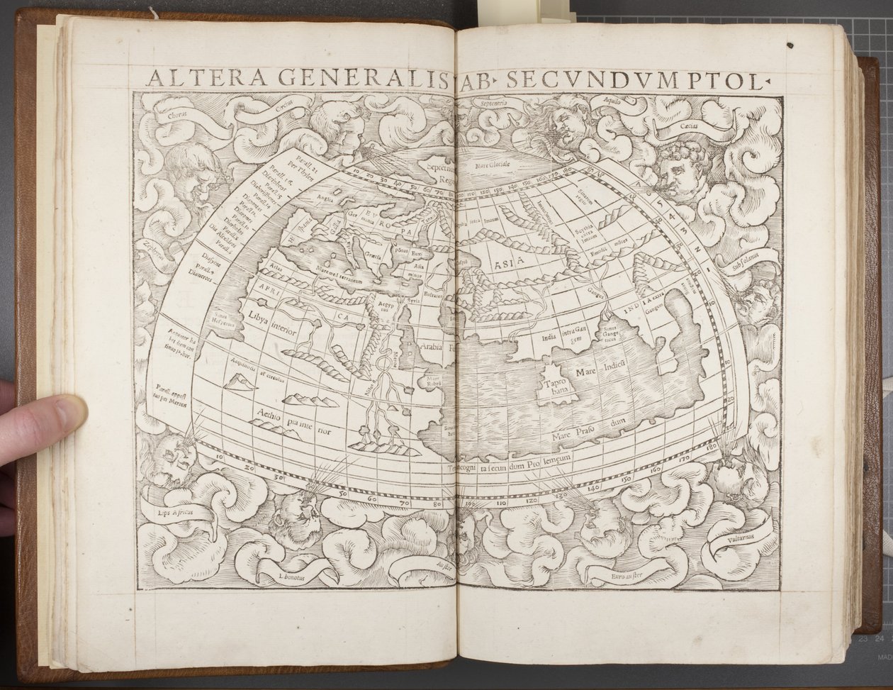 Globe, de Cosmographia, 1544 - Sebastian Munster