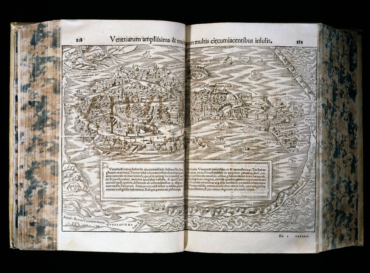 Venise, illustration de Cosmographia, par Sebastian Munster - Sebastian Munster