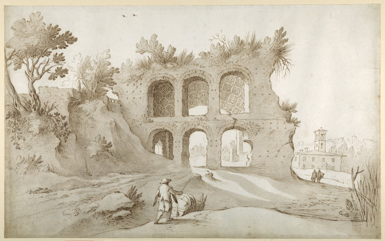 Basilique de Constantin. Mur d