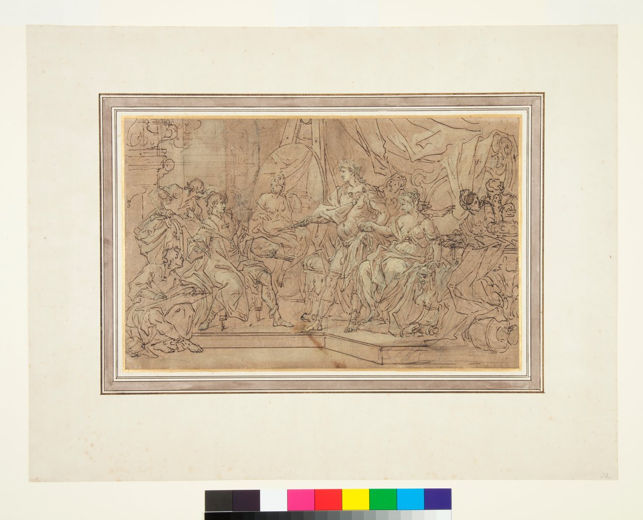 Alexandre Donnant Campaspe à Apelles c.1715 - Sebastiano Conca