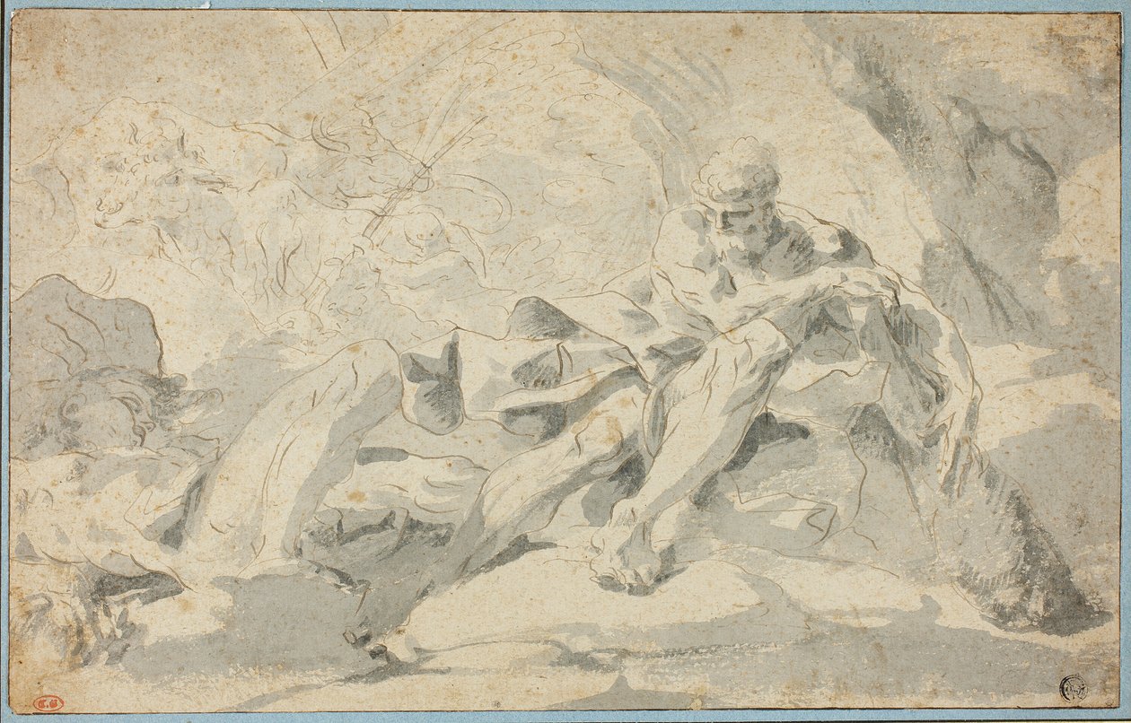 Hercule et Cacus - Sebastiano Galeotti