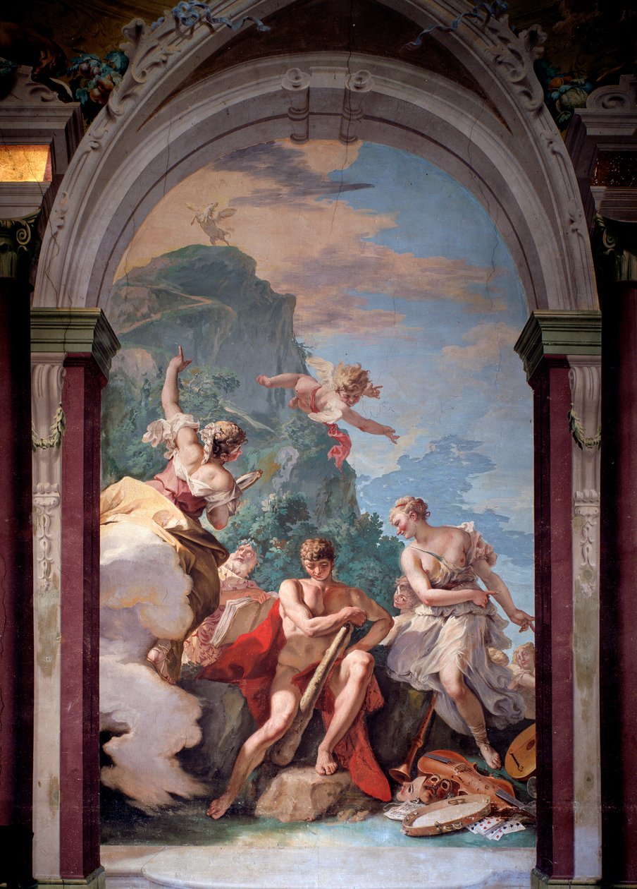 Hercule au carrefour entre vice et vertu - Sebastiano Ricci
