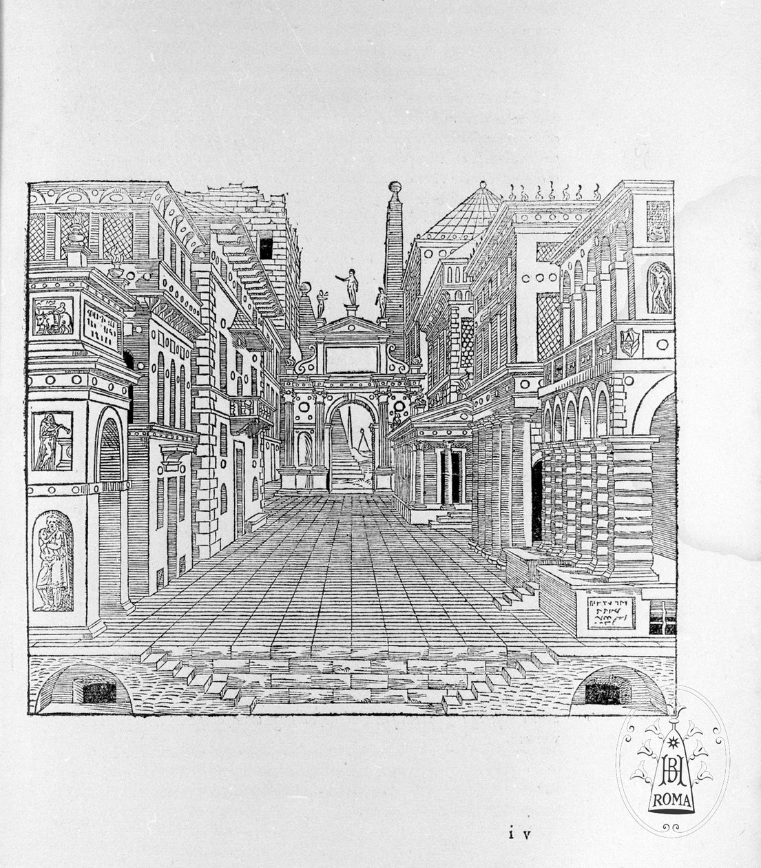 Il secondo libro della perspettiva Scena Tragica - Sebastiano Serlio