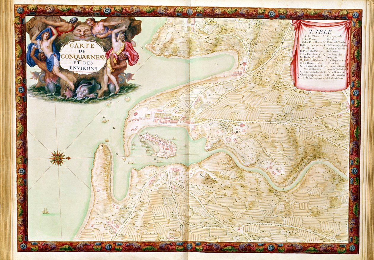 Ms 988 volume 3 fol.31 Carte de Concarneau, de 