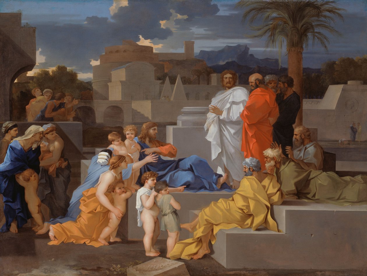 Le Christ reçoit les enfants - Sébastien Bourdon