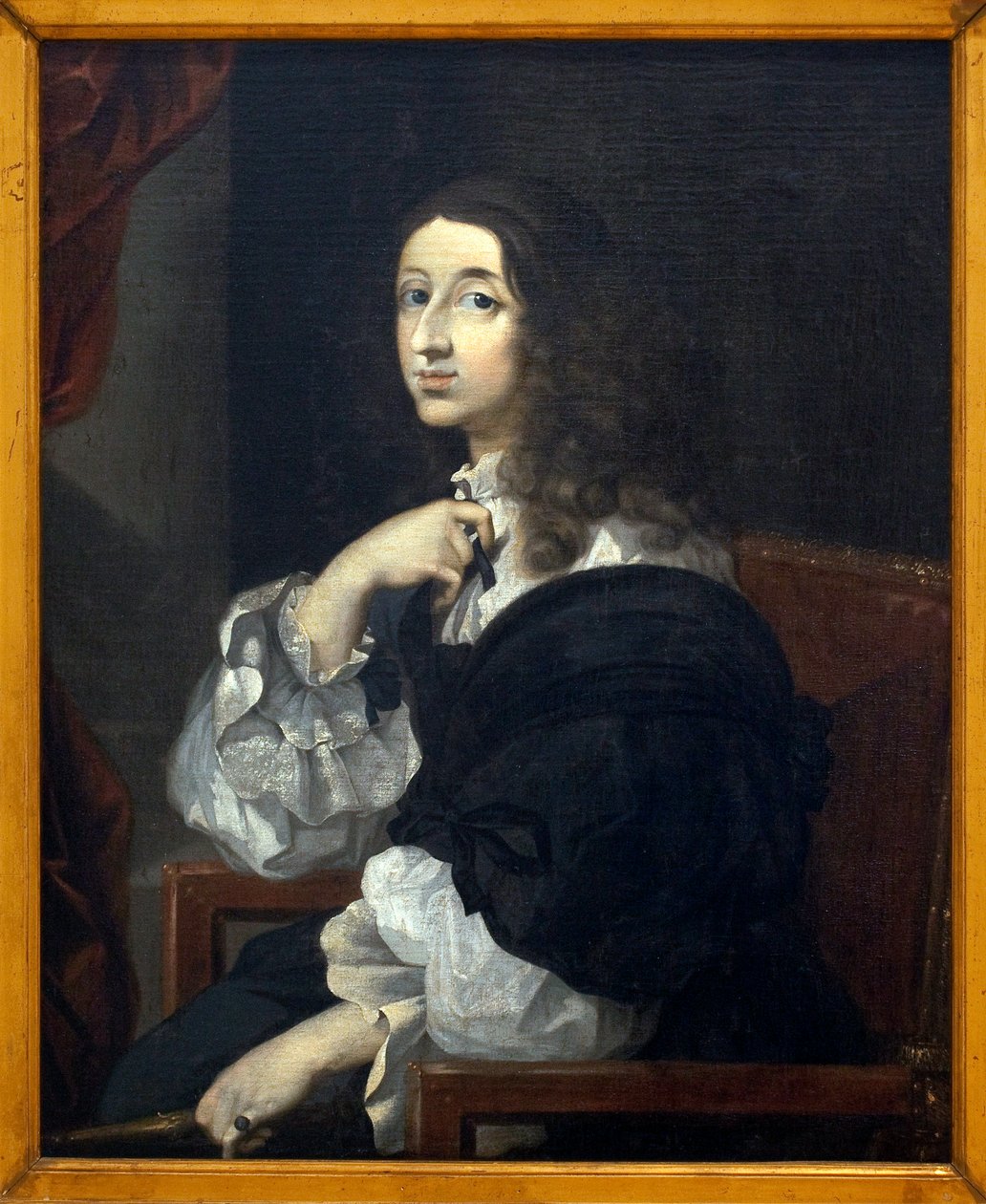 Portrait de la reine Christine de Suède (Kristina Vasa) - Sébastien Bourdon