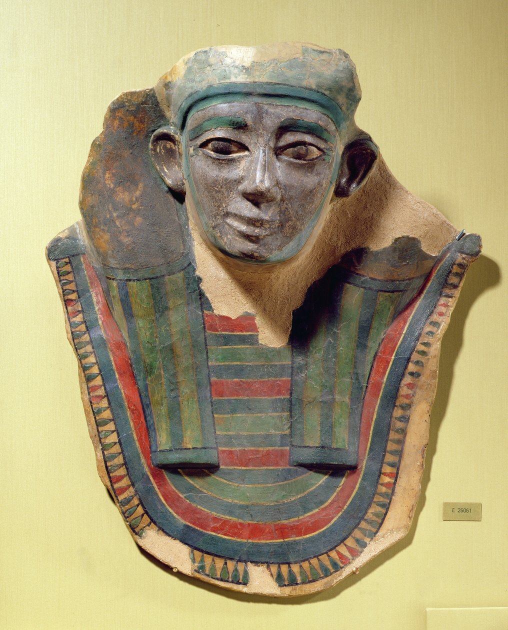 Masque de momie, de Mirgissa - Second Intermediate Period Egyptian