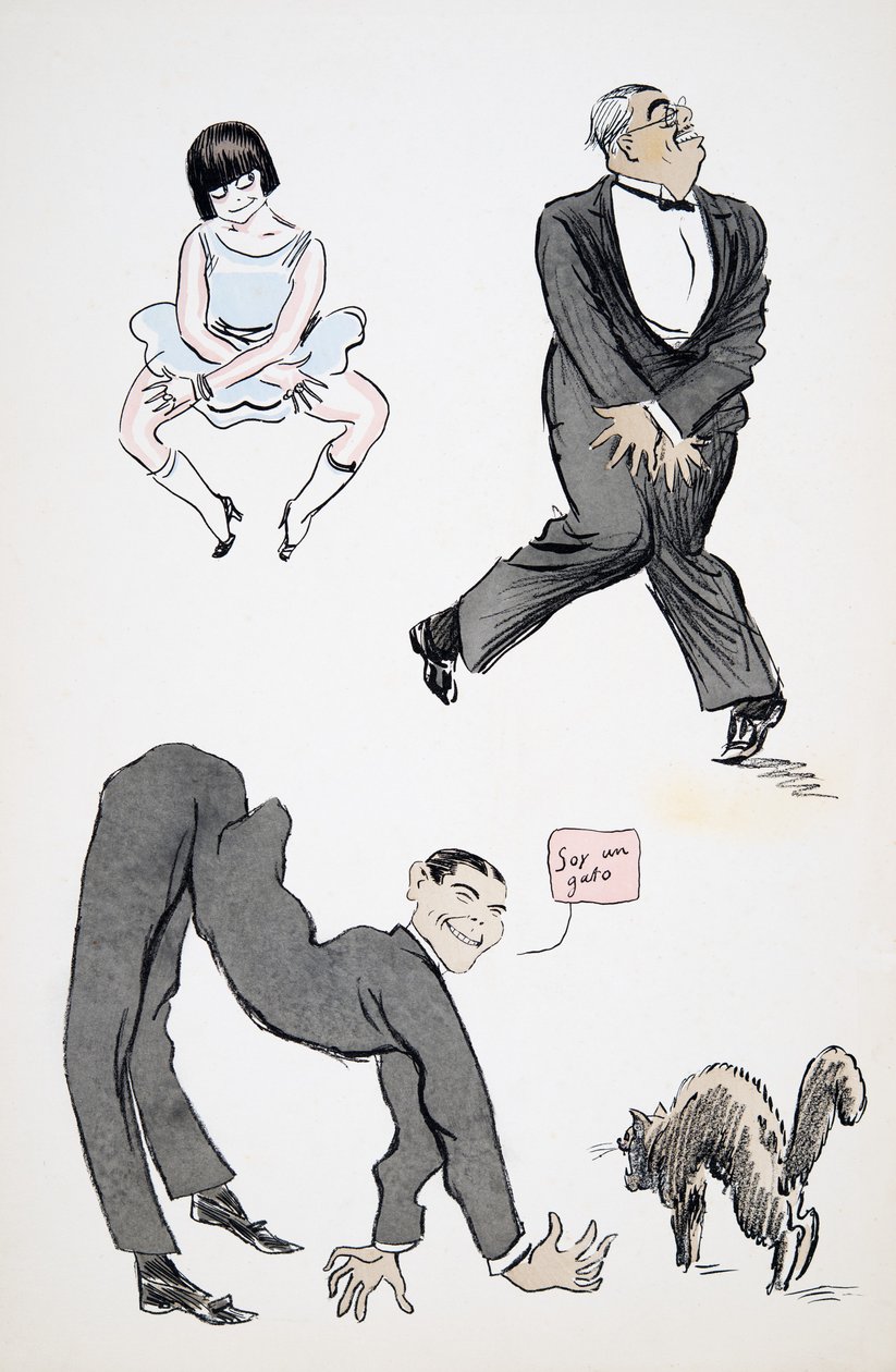 Démonstration de divers mouvements de jambes modernes au son de la musique, de White Bottoms, pub. 1927 - Sem