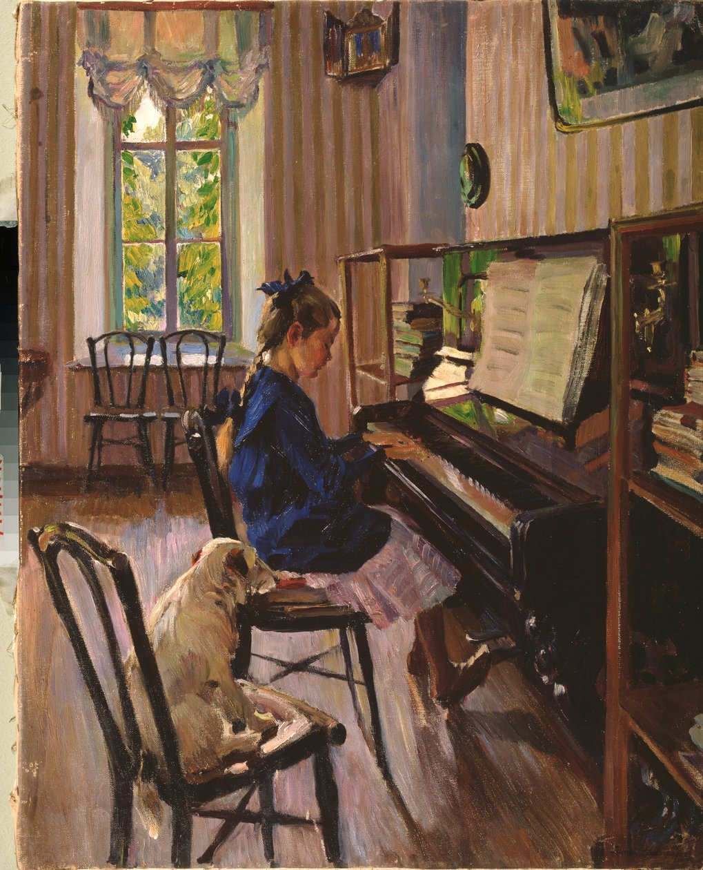 Au piano - Sergei Arsenevich Vinogradov