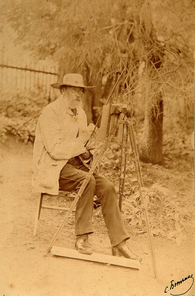 Portrait du poète Yakov Petrovich Polonsky à l