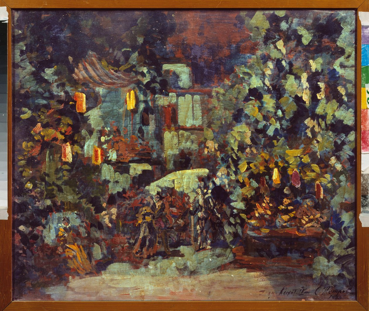 Décor préparatoire pour l