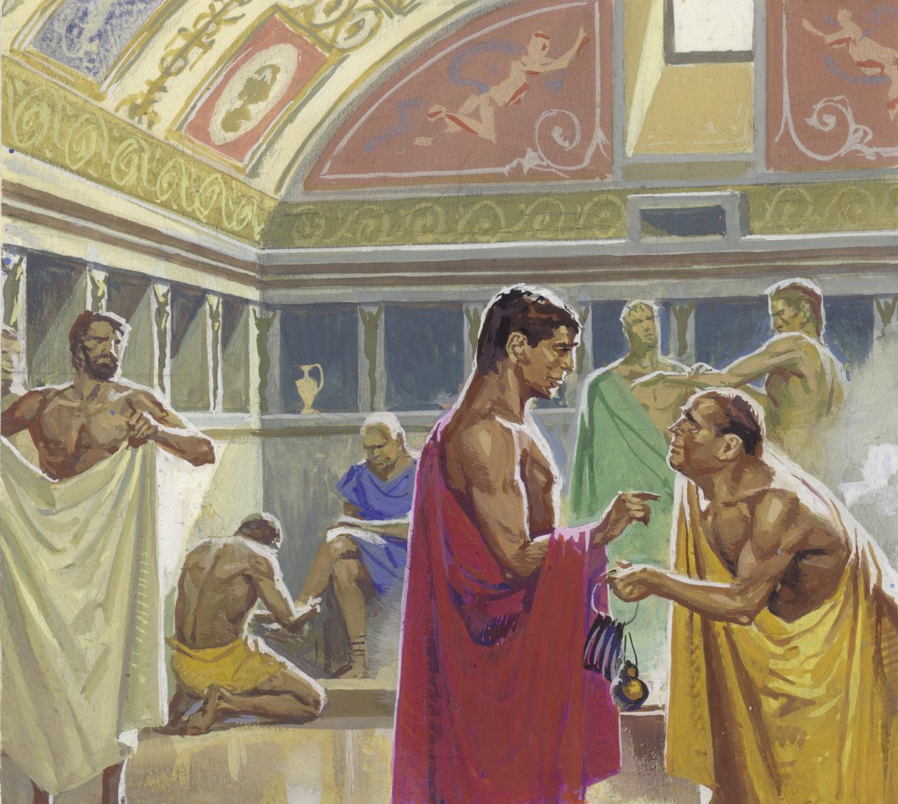 Bains publics dans la Rome antique - Severino Baraldi