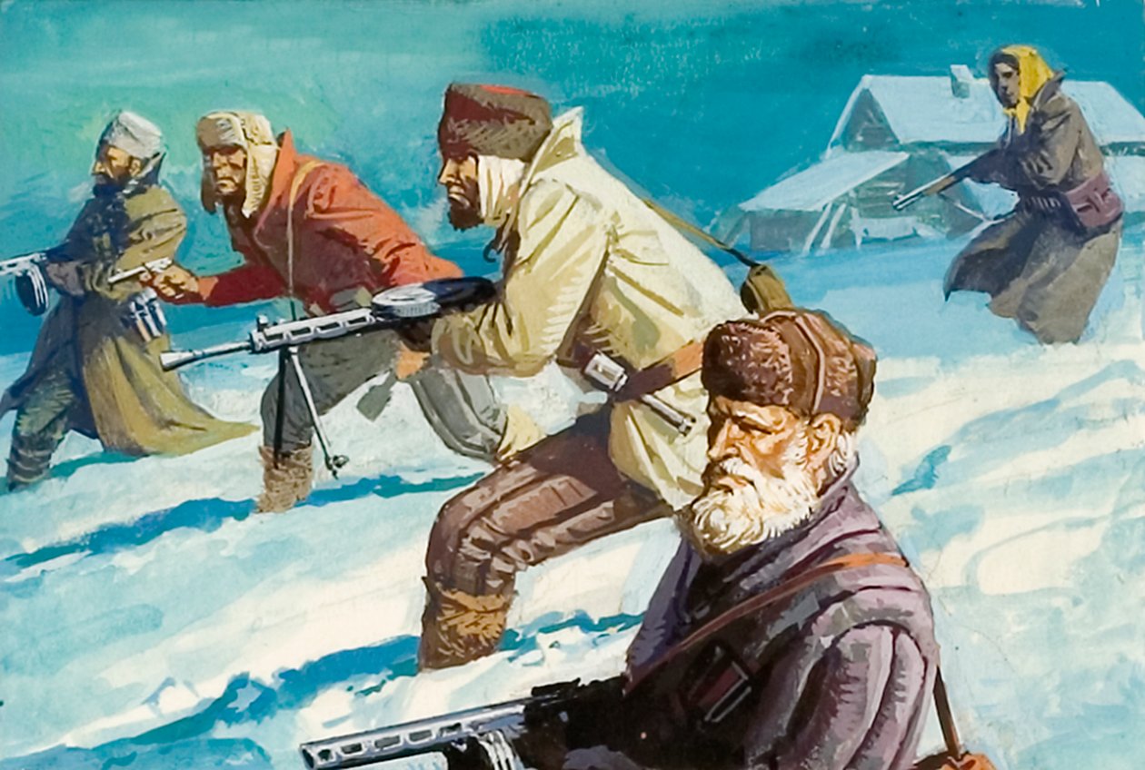 Les Russes défendent leur pays lors de l