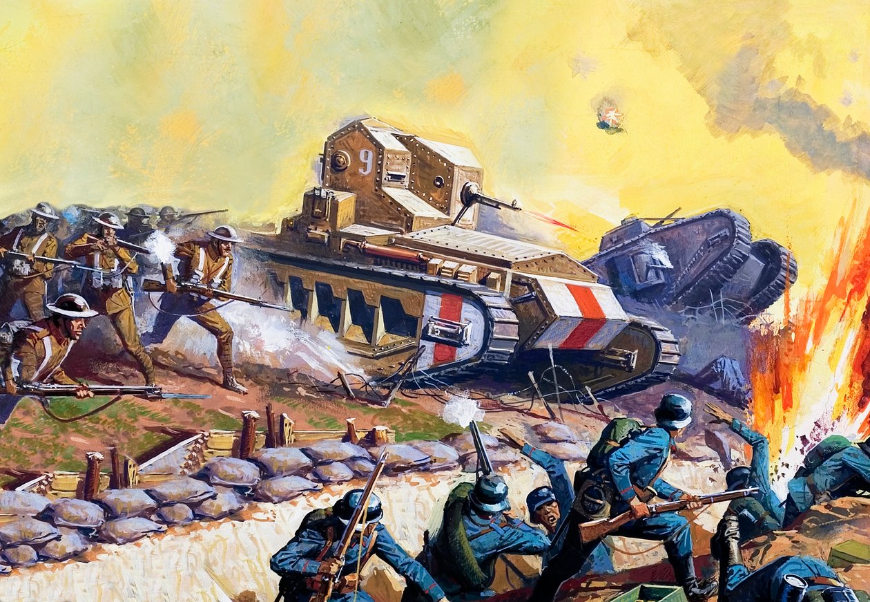 Les chars sur le front occidental - Severino Baraldi