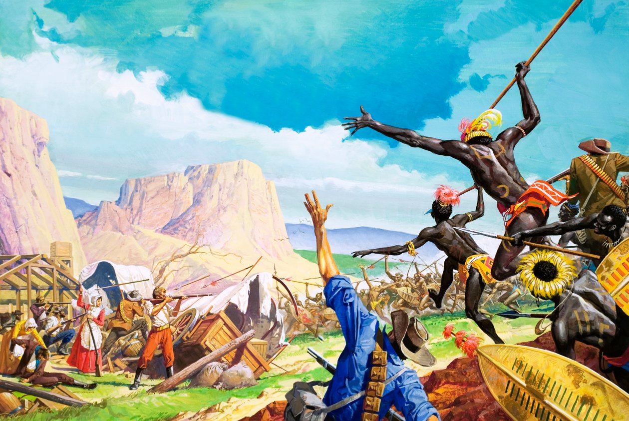 Les Boers se battent pour la terre promise - Severino Baraldi