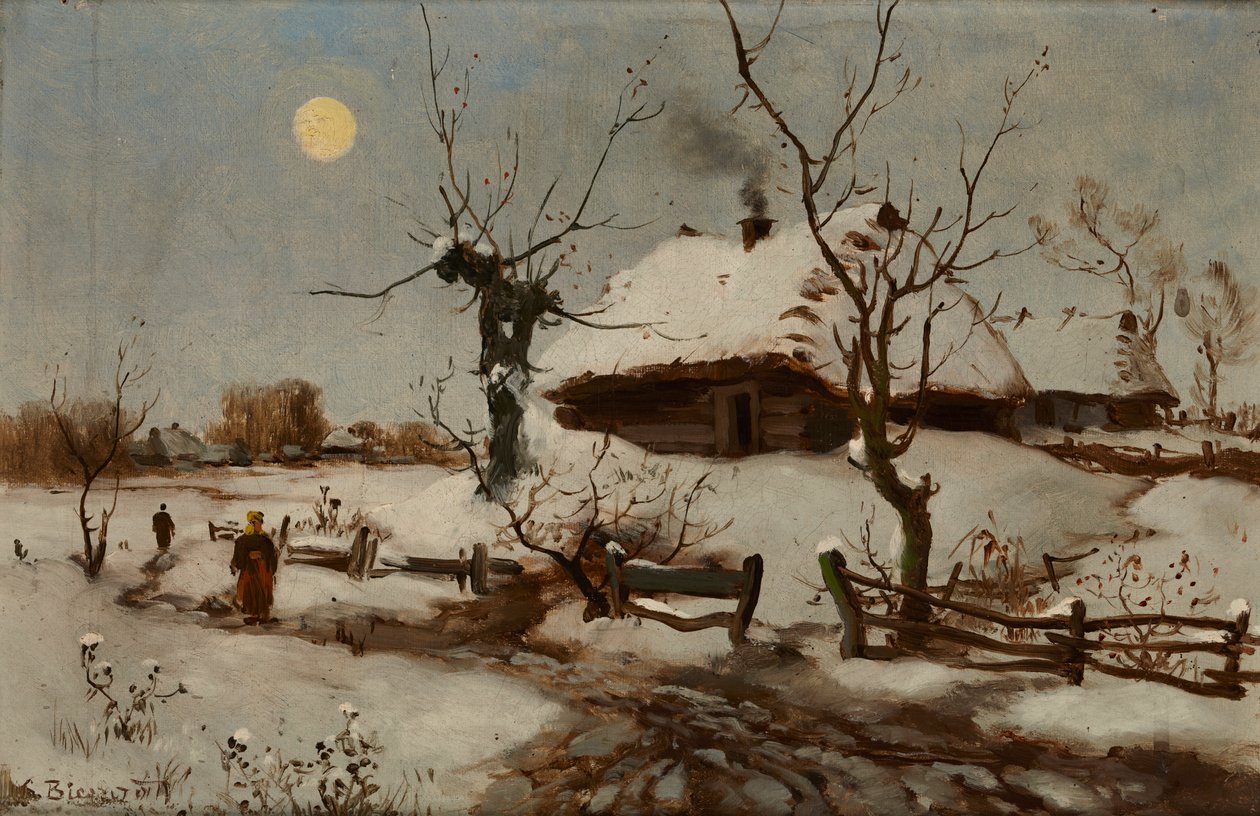 Cottages sous la neige - Seweryn Bieszczad