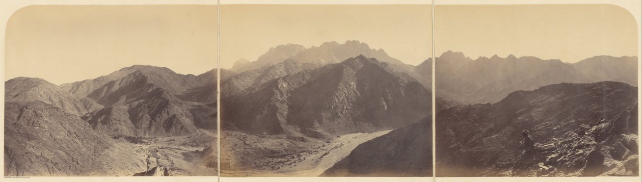 Jebel Serbal depuis Jebel Tahuneh - Sgt. James M. McDonald