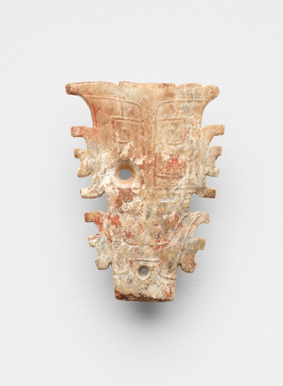 Pendentif en forme de masque, vers 1300-1050 av. J.-C. - Shang Dynasty Chinese School