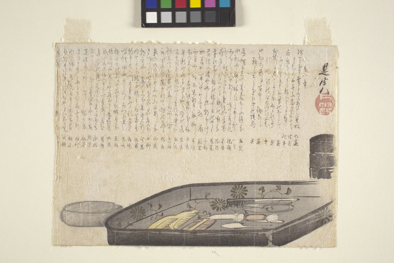 Ensemble de toilette, date inconnue - Shibata Zeshin