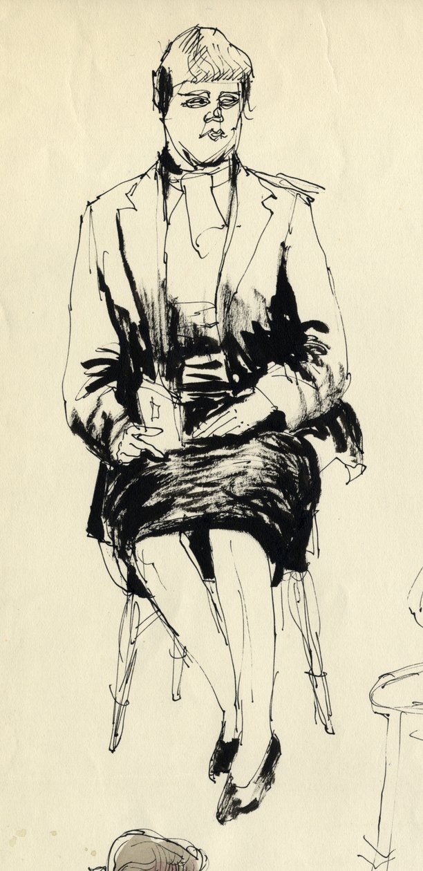 Femme assise, 1953 - Shirley Markham