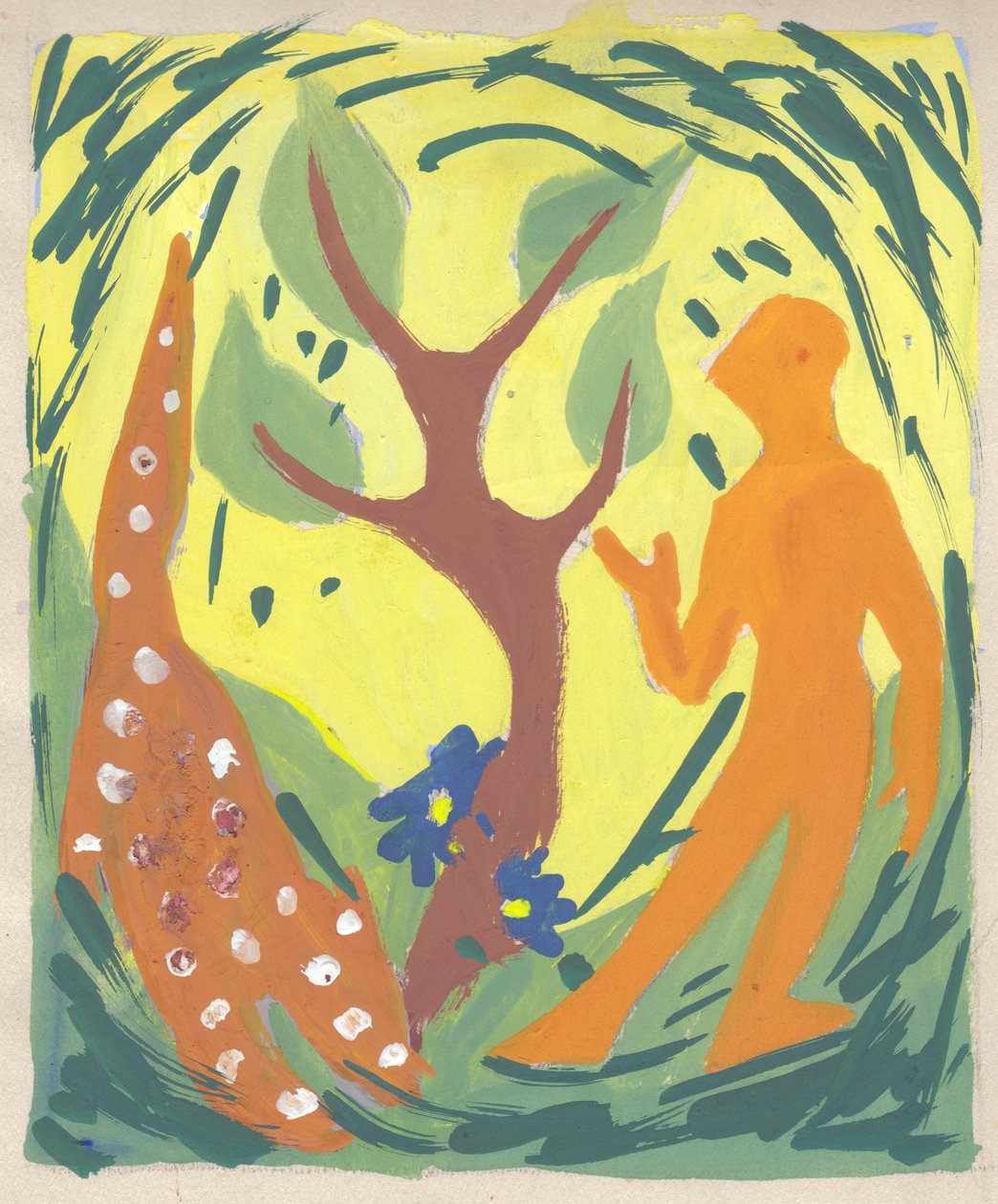 Étude de printemps, vers 1950 - Shirley Markham