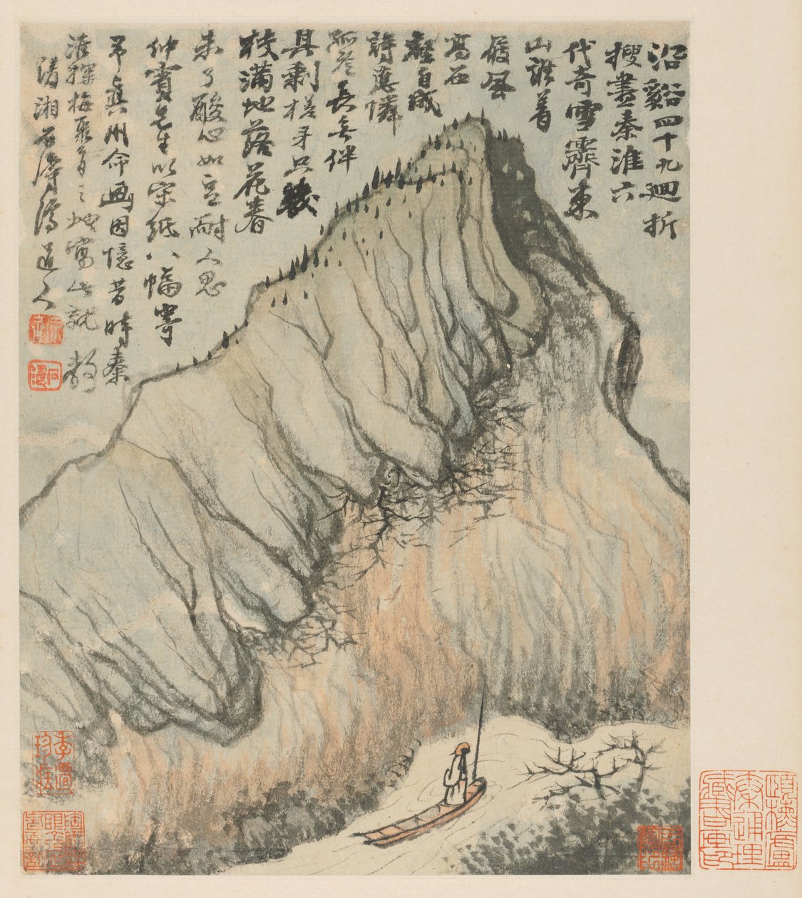 Réminiscences de la rivière Qinhuai - Shitao