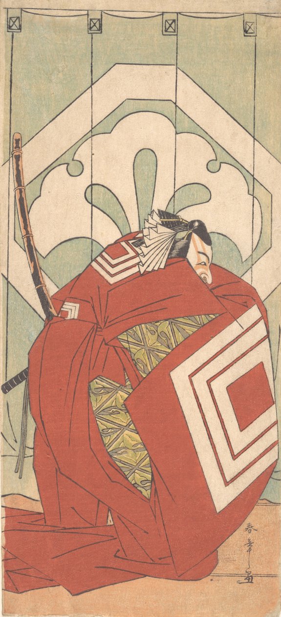 Ichikawa Danjuro V dans un rôle de Shibaraku, vers 1779 - Shunsho