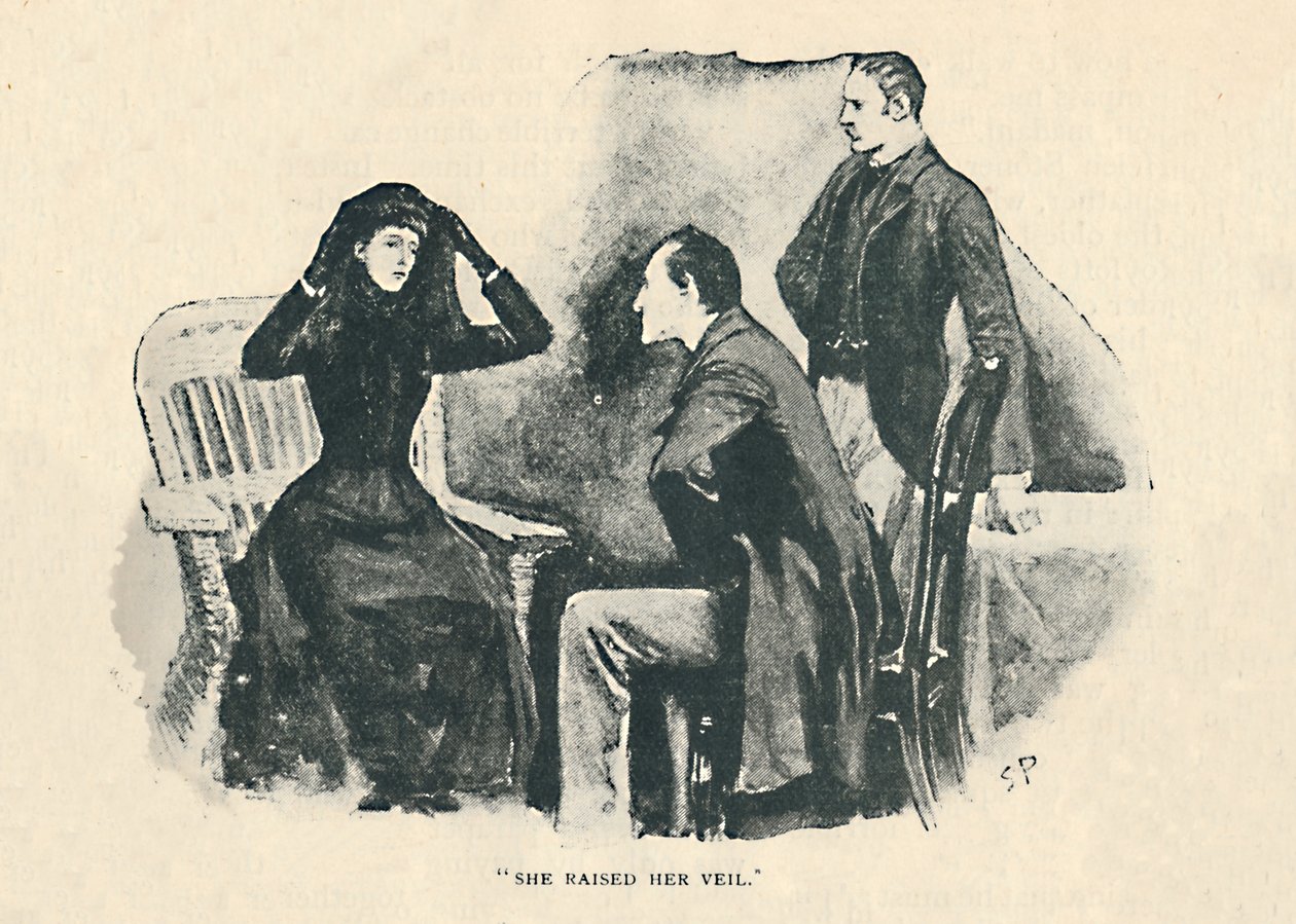 Elle a levé son voile, 1892 - Sidney Paget