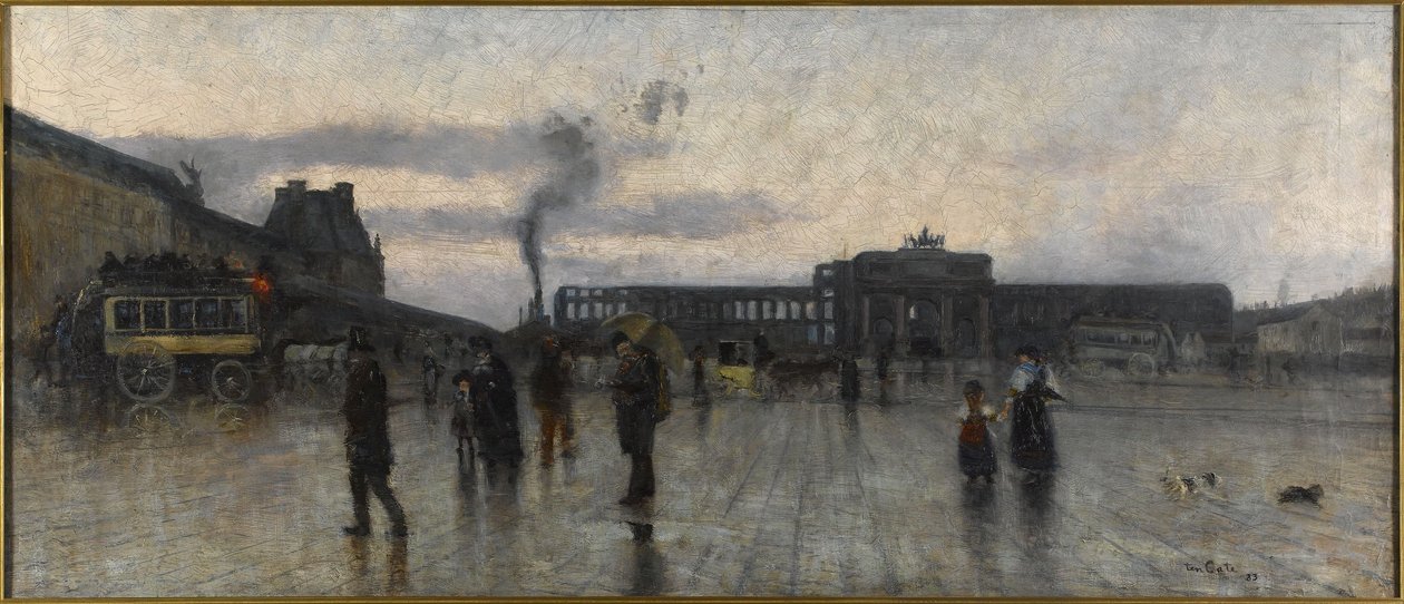 Les ruines des Tuileries et la Place du Carrousel - Siebe Johannes Ten Kate