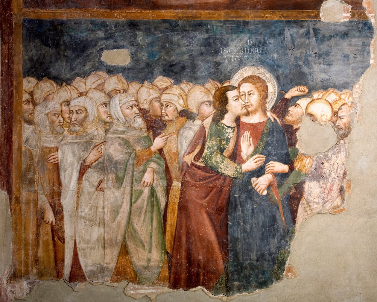 Le baiser de Judas Fresque de l
