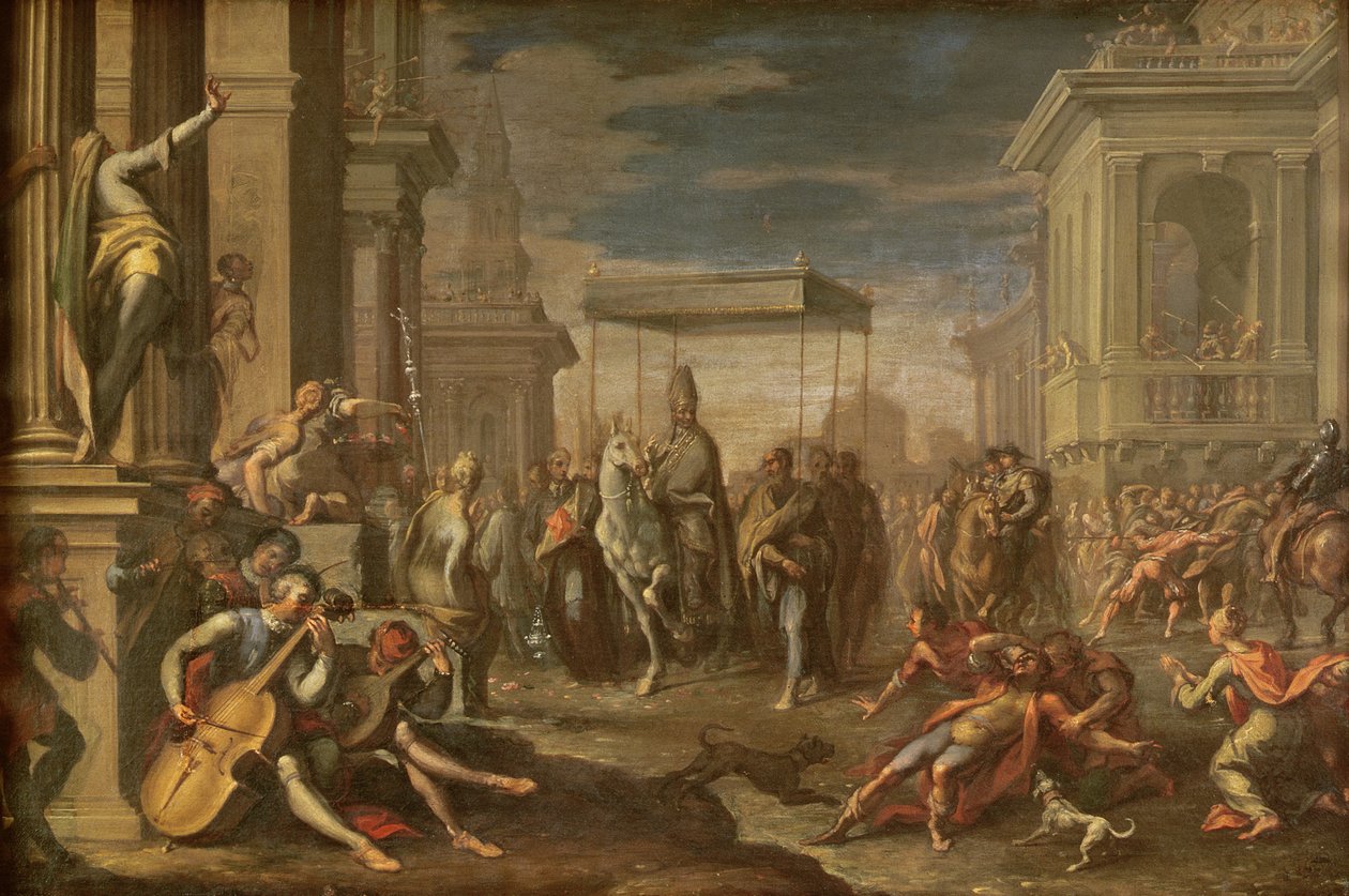 Le Miracle de Saint Ambroise - Sigismondo Caula
