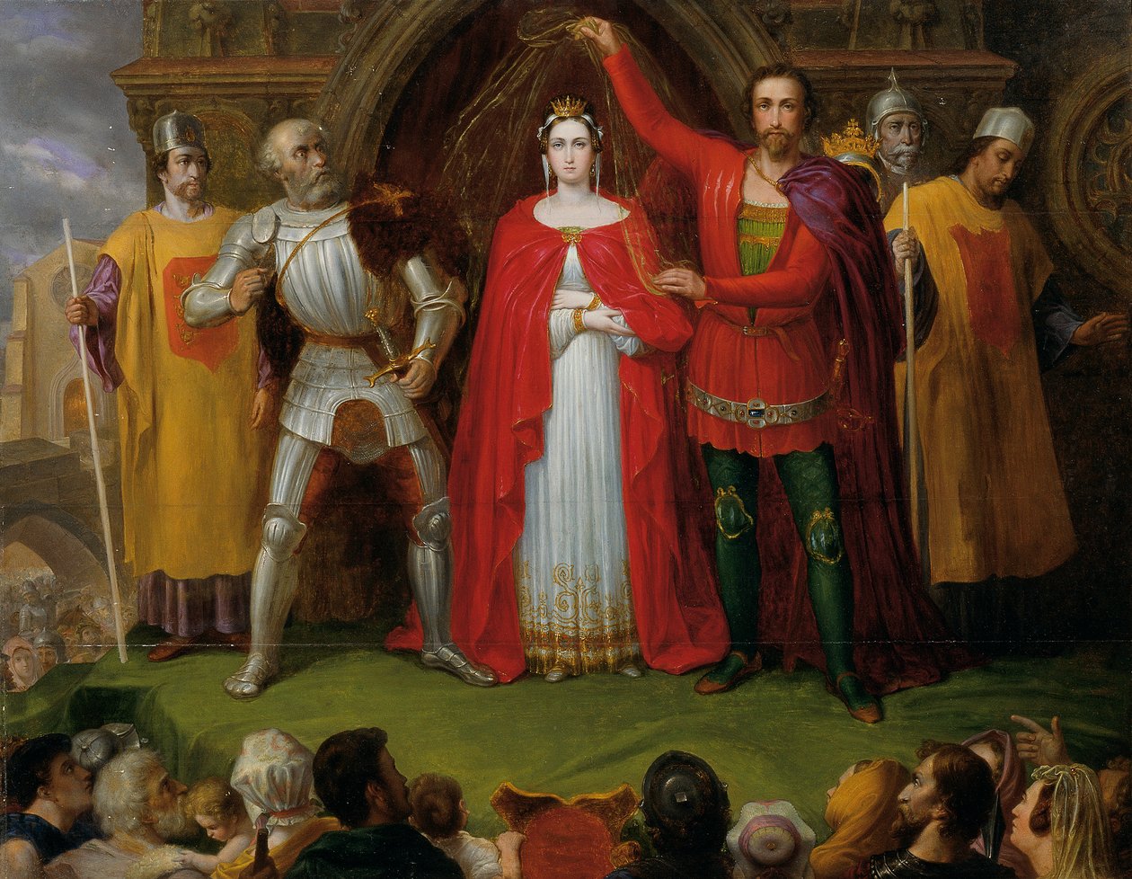 Mariage du roi Alfred le Grand d