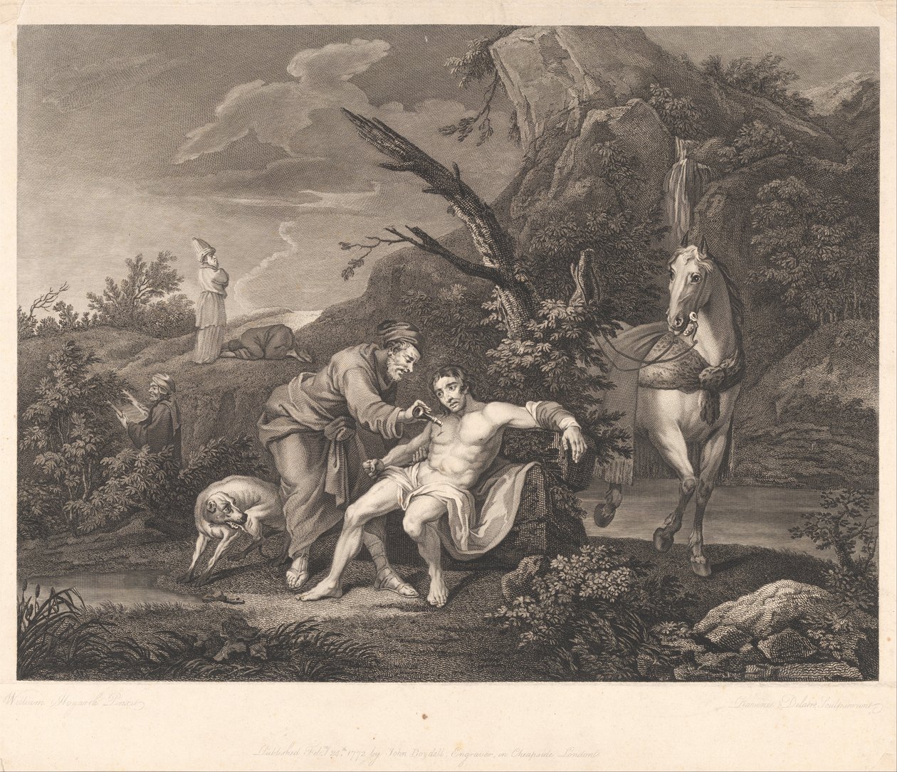 Le Bon Samaritain - Simon Francois Ravenet