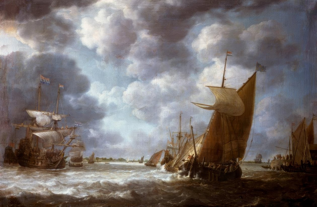 Mer agitée - Simon de Vlieger