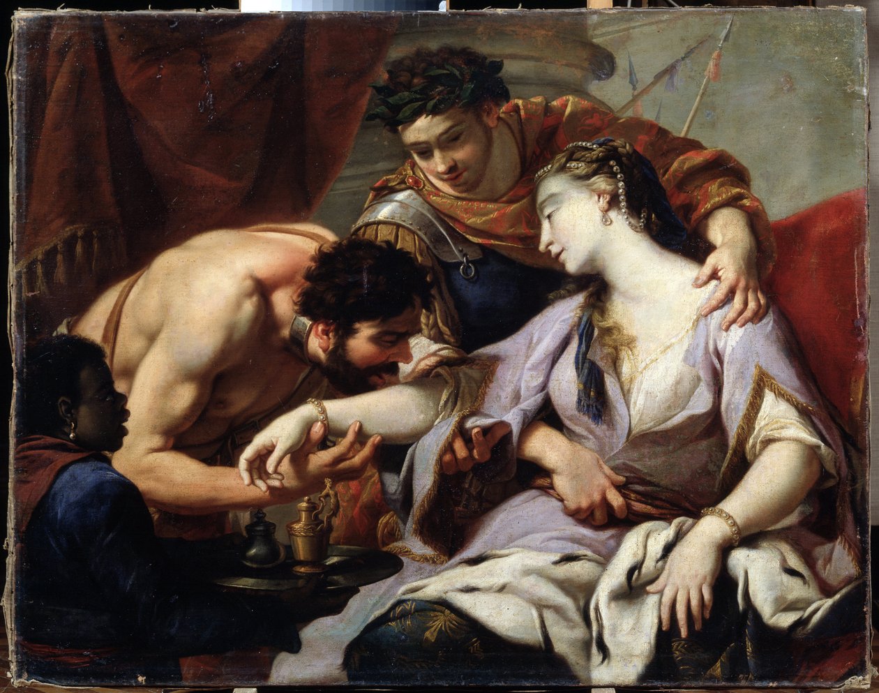Reine et esclave - Simon (circle of) Vouet