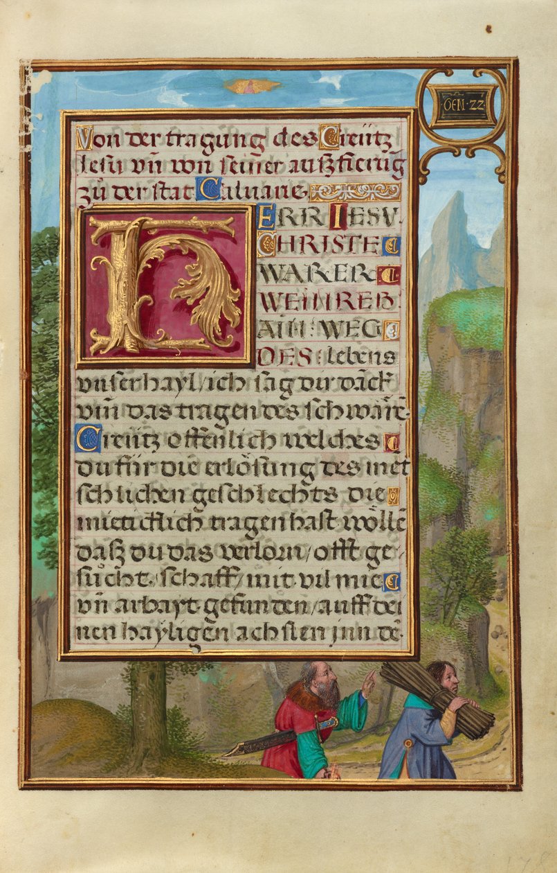 Rand mit Abraham und Isaak - Simon Bening