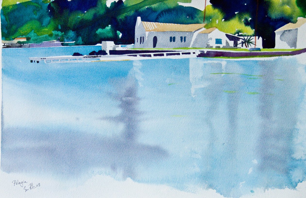 Pelagia, 2008 (aquarelle) - Simon Fletcher
