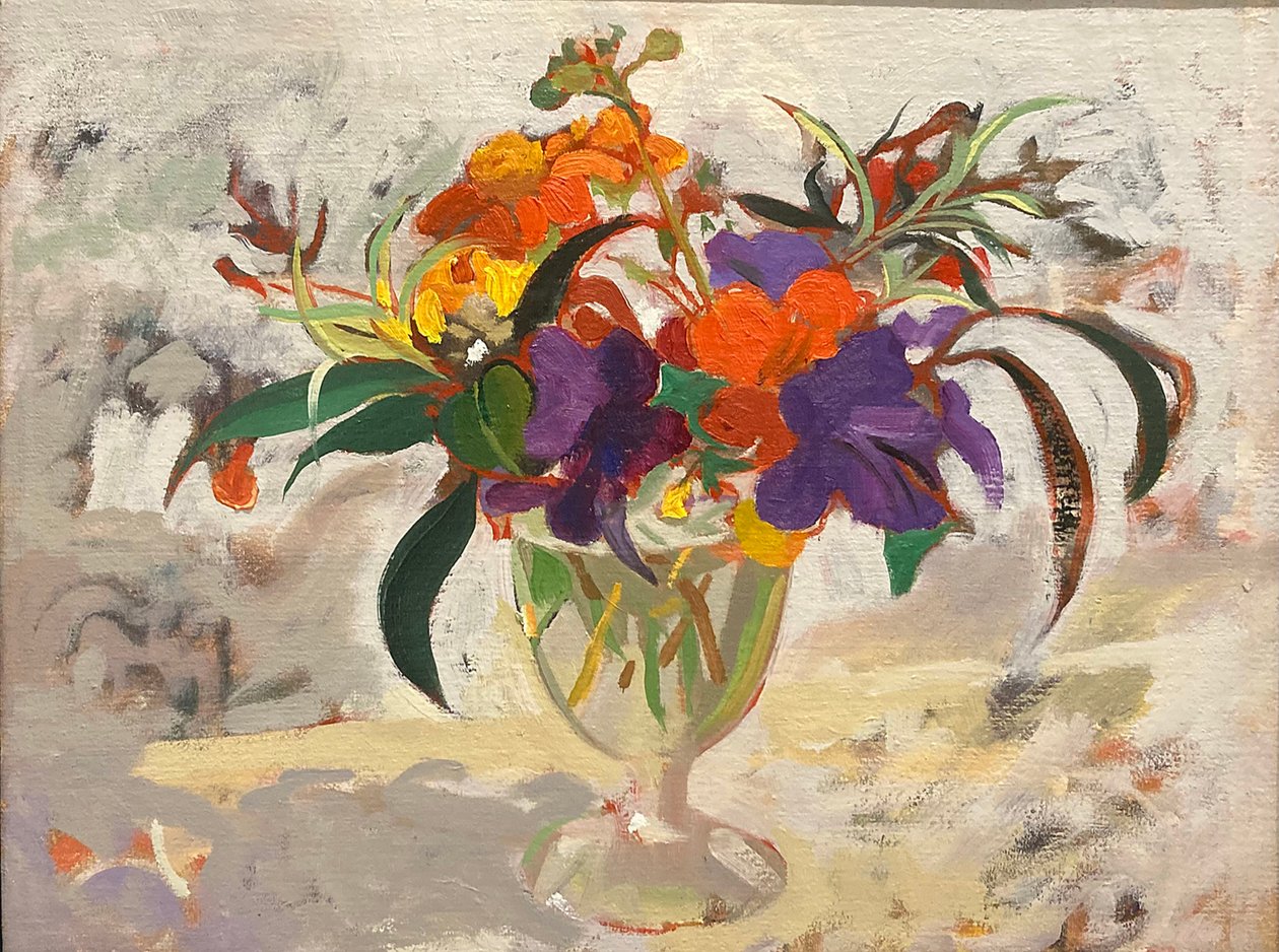 Streptocarpus  géranium (peinture à l