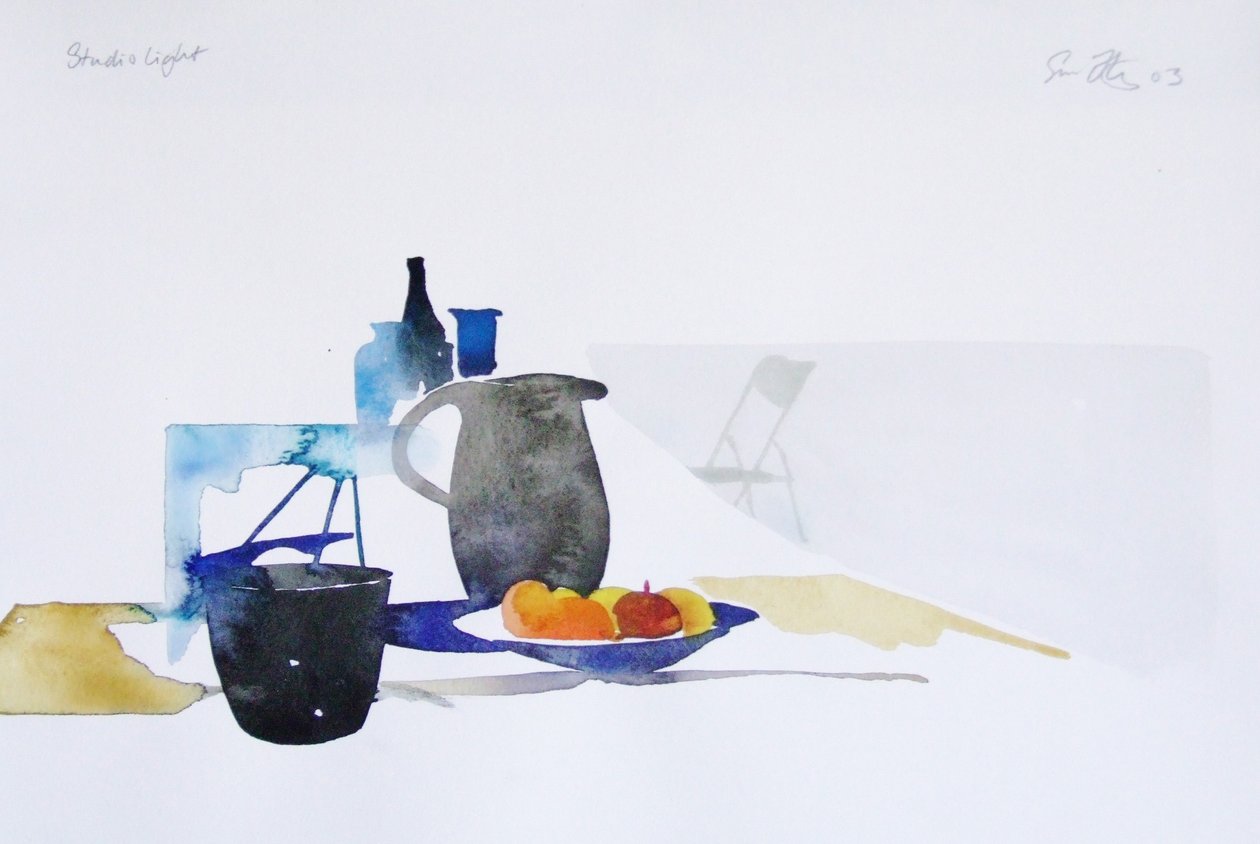 Lumière du studio, 2003 (aquarelle) - Simon Fletcher