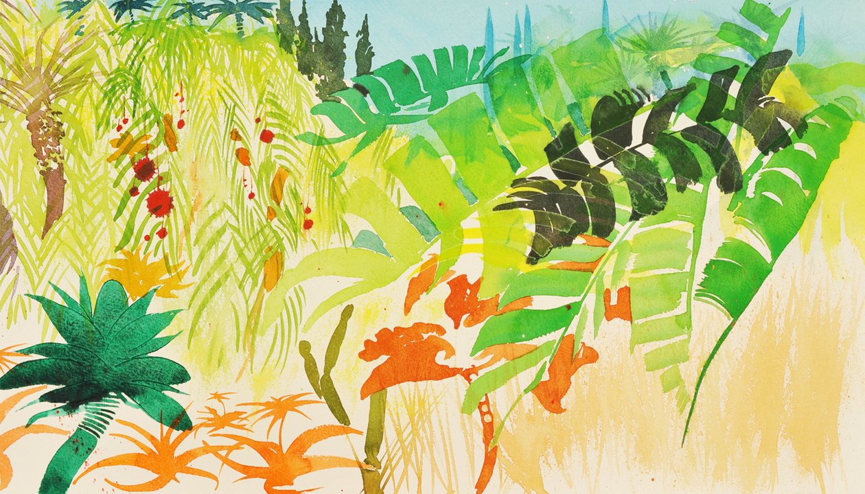 Jardin tropical, Mogador, 2016 (média à base d
