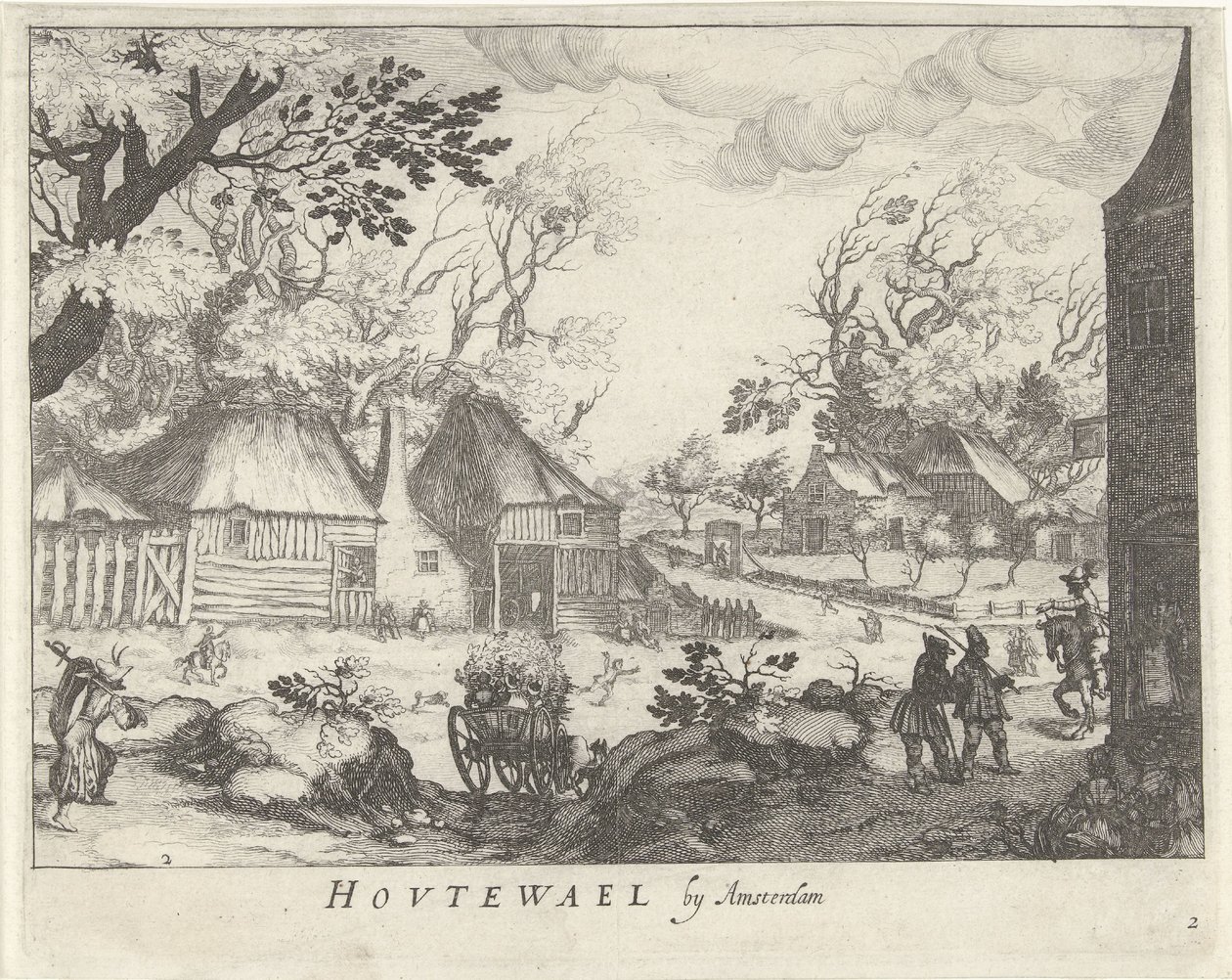 Vue sur Houtewael, près d
