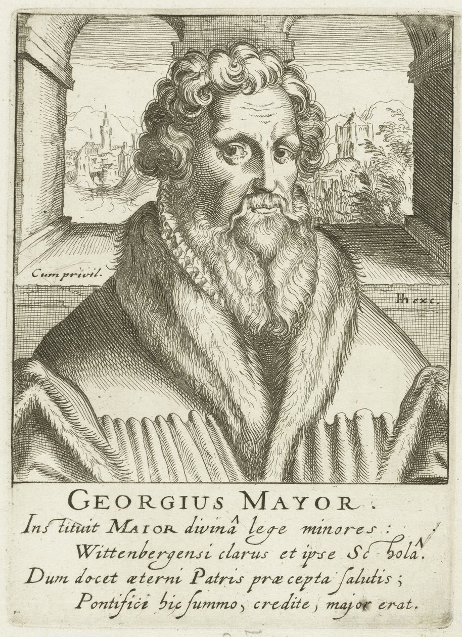 Portrait de Georgius Mayr - Simon Frisius