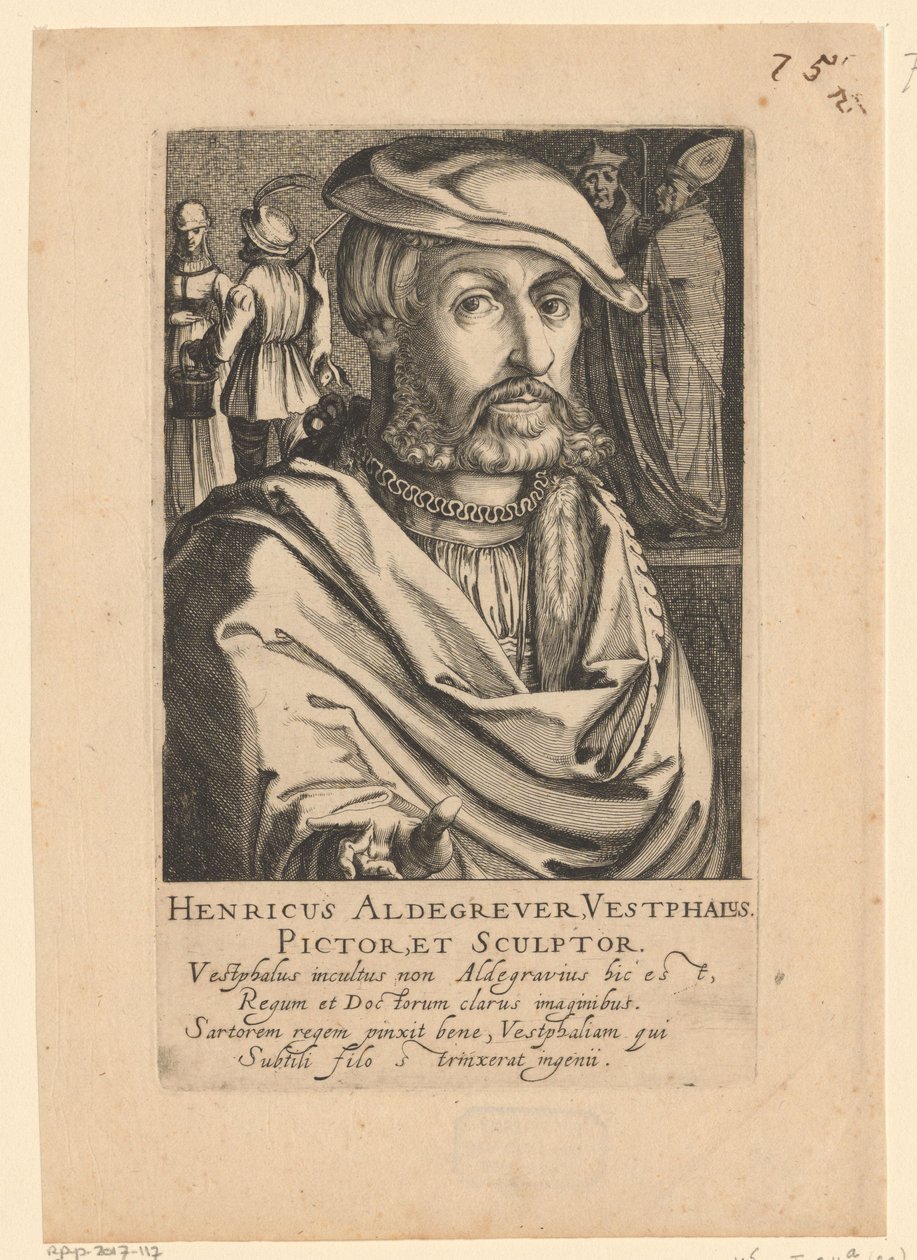 Portrait de Heinrich Aldegrever - Simon Frisius