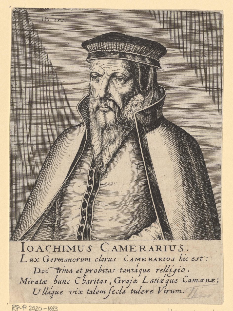 Portrait de Joachim Camerarius Ier - Simon Frisius